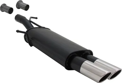 Immagine prodotto di Silenziatore posteriore Novus sport per Citroen C4 Coupé 2 x 76 mm SR design