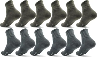Produktbild von 12 Paar Herren Sport Sneaker Socken Quarter Socks Kurzsocken Halbsocken Mix4/43-46
