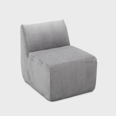 Produktbild von HOMLA Modularer Sessel SVELA grau Kord 59,5x80x62 cm