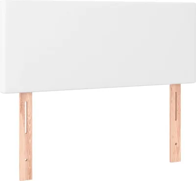 Produktbild von Kopfteil Weiß 90x5x78/88 cm Kunstleder