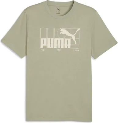 Produktbild von Puma Graphic No 1 Logo Kurzarm-t-shirt Grün M Herren Grün M