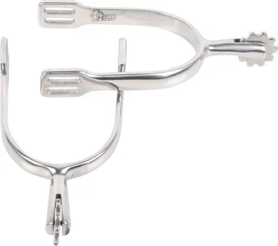 Produktbild von Harry´s Horse Edelstahl Sporen Mit Großer Rolle Silber 30 Silber 30
