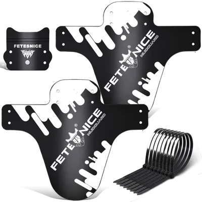 Produktbild von Schutzblech Set Fahrrad Vorne & Hinten Universal für 20-29 Zoll Mountainbike Gravelbike Weiß