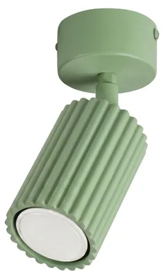 Immagine prodotto di Plafoniera KARBON 1 salvia 1xGU10 10W alluminio 18x7x7cm Sollux Lighting
