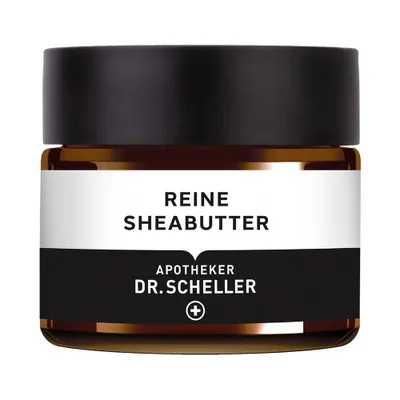 Produktbild von Dr. Scheller, Reine Sheabutter, biologisch, feuchtigkeitsspendend und pflegend, Kö rperbutter, fü r Kö rper, Gesicht und Haare, Tag und Nacht, 50 ml
