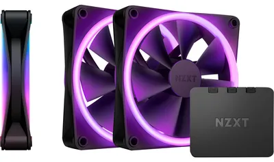 Immagine prodotto di NZXT F-Series F120 RGB DUO Fan Triple Black RF-D12TF-B1 al dettaglio