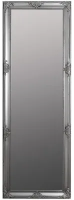 Zdjęcie produktu dla Casa Padrino Barokowe lustro ścienne srebrne 65 x wys. 190 cm - Ręcznie robione barokowe lustro z drewnianą ramą i pięknymi dekoracjami