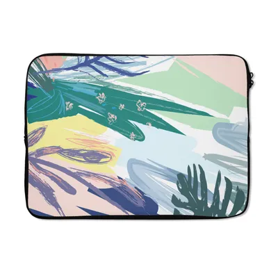 Produktbild von MuchoWow® Laptop Hülle 14 ZollSommer - Beize - Farbe Laptoptasche - Laptoptasche - Stoßsicher - Schutzhaube