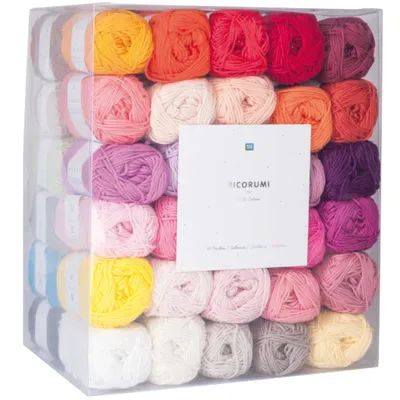 Image de Rico Design | Fil à crochet | Creative Ricorumi | Dk Set 60 couleurs 25g