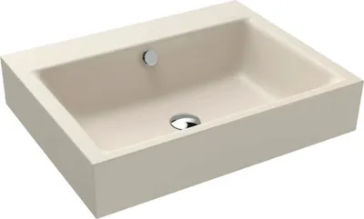 Produktbild von KALDEWEI Waschtisch PURO 60 x 46 cm warm beige 20 matt mit Beschichtung Emailliert 901406013661