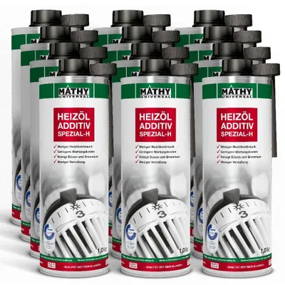 Produktbild von MATHY SPEZIAL-H Heizöl-Additiv 12 x 1,0 l - Additiv für Heizöl und Tankanlagen