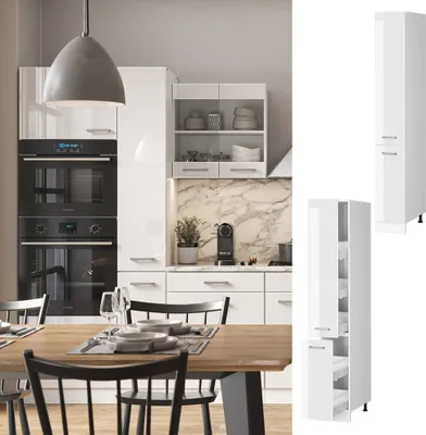 Immagine prodotto di Armadio da farmacia Vicco R-Line Bianco lucido 30 cm, Model 37814