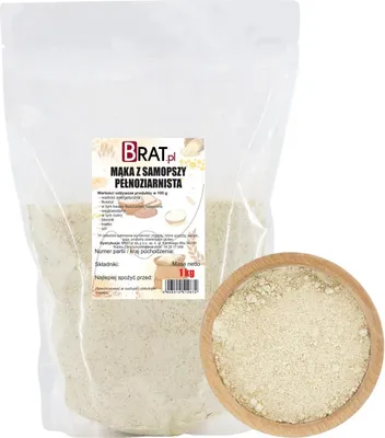 Obrázok produktu pre Celozrnná krupicová múka 1 kg
