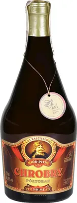 Obrázok produktu pre Chobry Poltorak Med (jeden a pol) 0,75L | Medovina med víno medovina víno med medovina | 750 ml | 16% alkoholu | Sadecký Bartník
