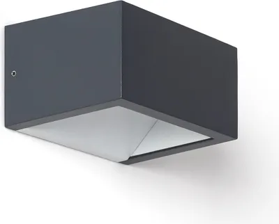Produktbild von LED-Wandleuchte Aussen 9W Aluminium Doppelseitige Beleuchtung CCT Wählbar Sheffield Anthrazit