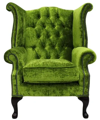 Obrázok produktu pre Originálne kreslo Chesterfield s ušami, kreslo, gauč, pohovka, čalúnené kreslo, relaxačné kreslo,