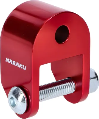 Produktbild von Höherlegungssatz Naraku rot 40 mm Aluminium OEM NK304.20 für Piaggio Typhoon 50