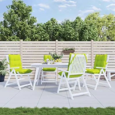 Produktbild von Möbel Niedriglehner-Auflagen 4 Stk. Knallgrün Oxford-Gewebe - Gartenmöbelauflagen 377705