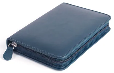 Produktbild von Hausapotheke Globuli Leder (ohne Gläser) | RFID | 16-560 Schlaufen| OMEO® 60er blau