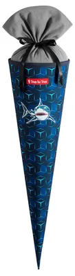 Immagine prodotto di Step by Step cono della scuola School Cone Shark Dexter blu scuro