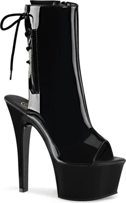 Produktbild von ASPIRE-1018 Damen Booties von Pleaser, Schwarz Lack , EU 35, US 5