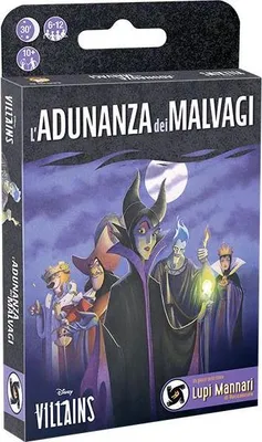 Zdjęcie produktu dla Asmodee Spotkanie złych - gra karciana o złoczyńcach Disneya 6-12 graczy 10+