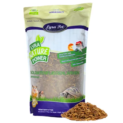 Produktbild von 5 kg Lyra Pet® Soldatenfliegenlarven