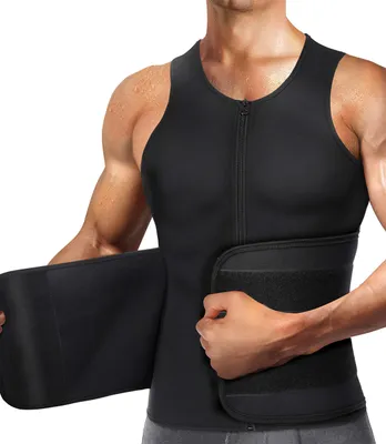 Productafbeelding van Neopreen Zweetvest voor Heren voor Gewichtsverlies tijdens Sporten