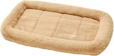 Obrázek produktu pro Plyšová podložka pro psy 70 x 50 cm – hnědá – pro extra pohodlí