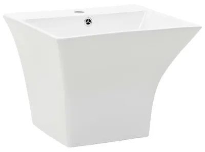 Obrázek produktu pro vidaXL Umyvadlo nástěnné keramické bílé 500 x 450 x 410 mm