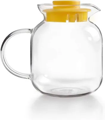 Produktbild von Famanu Glaskanne hitzebeständig 0,6 Liter - Borosilikatglas