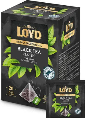 Zdjęcie produktu dla Ekspresowa Mocna Herbata Czarna Horeca Black Tea Classic Loyd 20szt