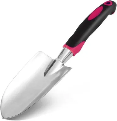 Immagine prodotto di Attrezzi da giardino pesanti - Paletta manuale semplice per scavare e piantare - Nero/rosso