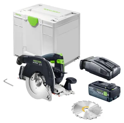 Immagine prodotto di Festool HKC 55 KEB-Basic Sega circolare a batteria 18 V 160 mm Brushless + 1x batteria 8,0 Ah + caricabatteria + Systainer