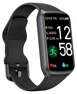 Produktbild von Fitnessuhr Damen Herren 7 Tage Akkulaufzeit, 20+ Trainingsmodi, SpO2-Tracking, Schlafmonitor, Herzfrequenzmesser, Schrittzähler, 5ATM Android IOS