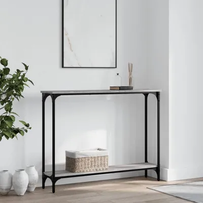 Obrázok produktu pre Konzolový stolík sivý sonoma 100x22,5x75 cm kompozitné drevo