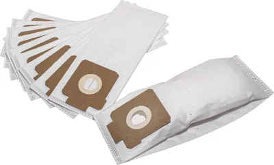 Produktbild von vhbw 10x Staubbeutel kompatibel mit AEG Vampyrette AS 203, Vampyrette AS 206 Staubsauger - 17 28cm x 21cm Weiß