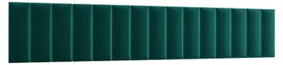 Produktbild von Set gepolsterter Wandpaneele 300x60 VALERIO - grün