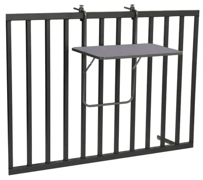 Produktbild von BEST Balkonhängetisch Boy 60x40cm anthrazit 36506450