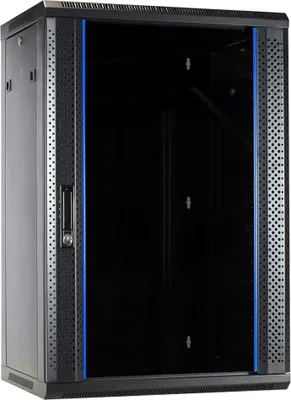 Produktbild von DSIT 18 HE Serverschrank, Wandgehäuse, mit Glastür (BxTxH) 600 x 450 x 900 mm (DS6418)