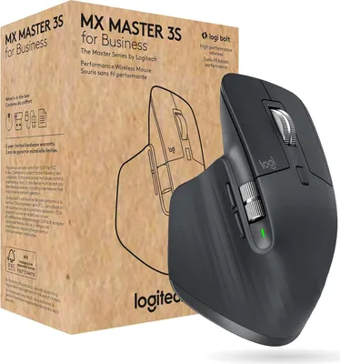 Image de Souris sans fil Logitech MX Master 3S for Business (Noir)