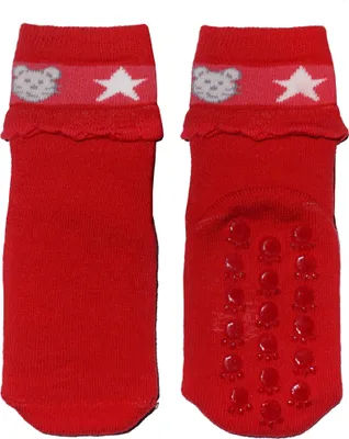 Produktbild von Kinder ABS-Socken aus Baumwolle Sternbär Rubin Größe 15-16