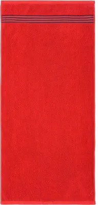 Produktbild von grace grand spa Handtuch Sports mit akzentuierter Bordüre Rot/dunkelgrau One Size