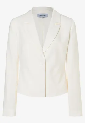 Produktbild von MORE & MORE taillierter Kurzblazer mit 1-Knopf und Faltendetail in der Taille
