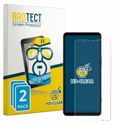 Produktbild von 2x Für Sony Xperia 1 VIII Schutzfolie BROTECT Displayschutz Display Schutz Folie Klar Transparent