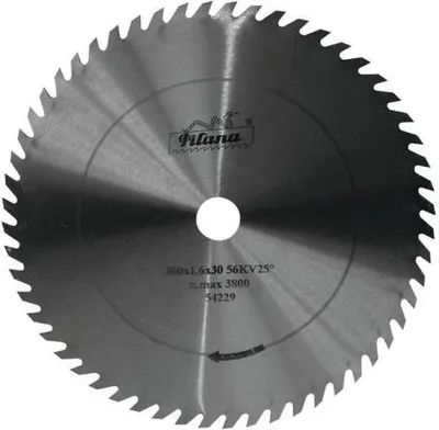 Obrázok produktu pre Pílový kotúč na drevo, 5310 - 56 zubov KV25°, Ø 350 x 2,8 x 30 mm, PILANA