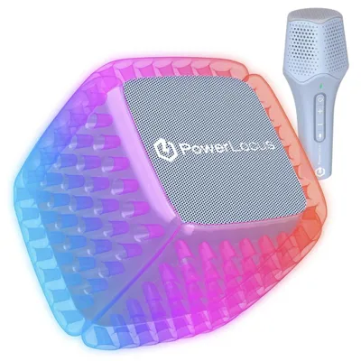 Obrázek produktu pro Sada reproduktor Bluetooth, s mikrofonem karaoke, vodotěsný, 5W, 8 hodin výdrže