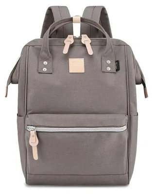 Image de Himawari | Sac à dos urbain spacieux pour l'école, en gris, 30x45x20 cm