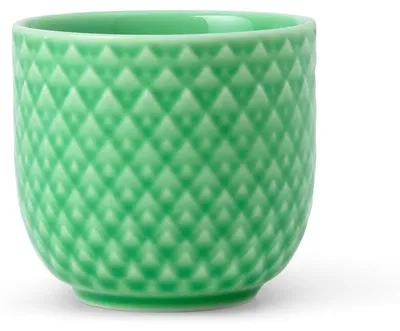 Productafbeelding van Lyngby Porcelæn - Rhombe Color eierbeker, diameter 5 cm, groen