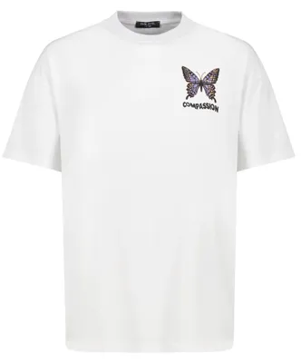 Produktbild von Sublevel Lockeres Printshirt mit Motiv auf Brust und Rücken für deinen Streetstyle Größe: XXL
